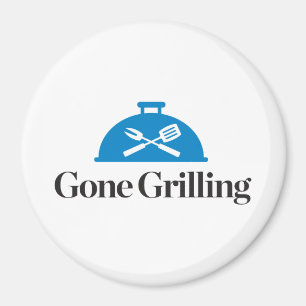 Gone Grilling Magnet