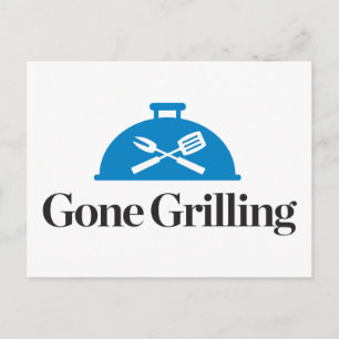 Gone Grilling Postkarte
