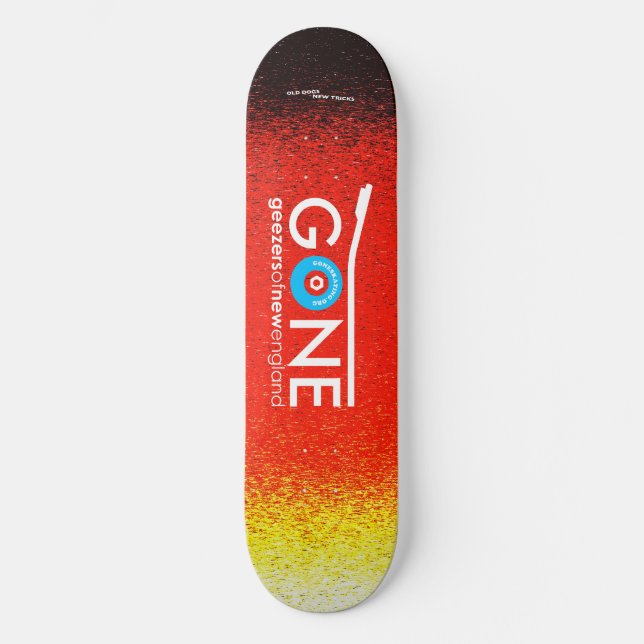 GONE-Logo 8.5 Skateboard (Vorderseite)