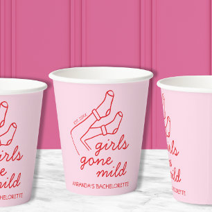 Gone Mild Hand Drawn Low-Key Bachelorette Pappbecher