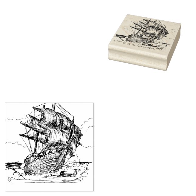 Gone Sailing Gummistempel (Stempel)