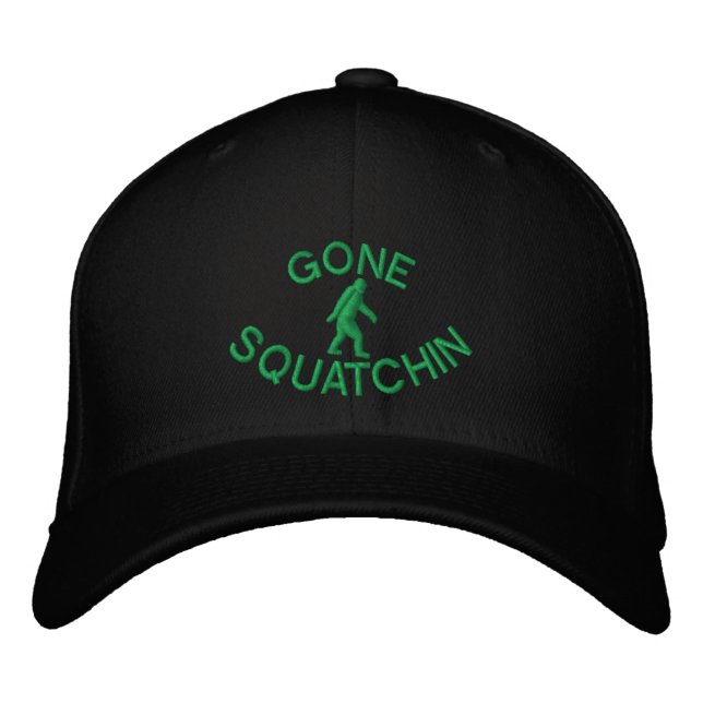 Gone Squatchin Bestickte Kappe (Vorderseite)