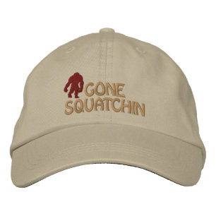 Gone Squatchin Bestickte Mütze Baseballkappe