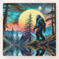 Gone Squatchin' farbenfrohe Sasquatch Landschaft