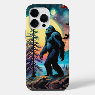 Gone Squatchin' farbenfrohe Sasquatch Landschaft iPhone 14 Pro Max Hülle