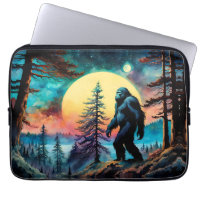 Gone Squatchin' farbenfrohe Sasquatch Landschaft