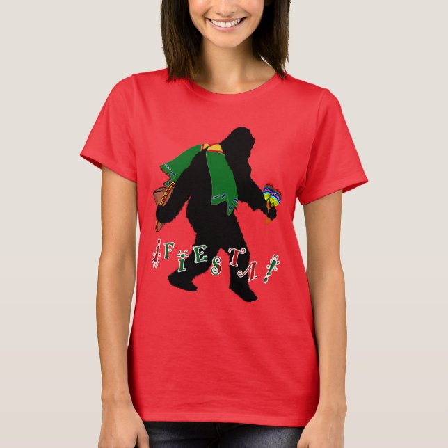 Gone Squatchin - Fiesta Squatchin T-Shirt (Vorderseite)