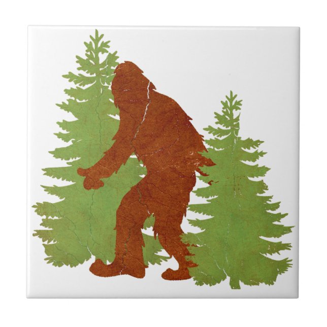 Gone Squatchin Fliese (Vorderseite)