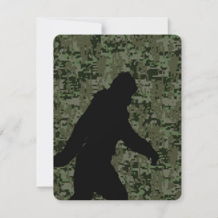 Gone Squatchin For on Olive Digital Camouflage