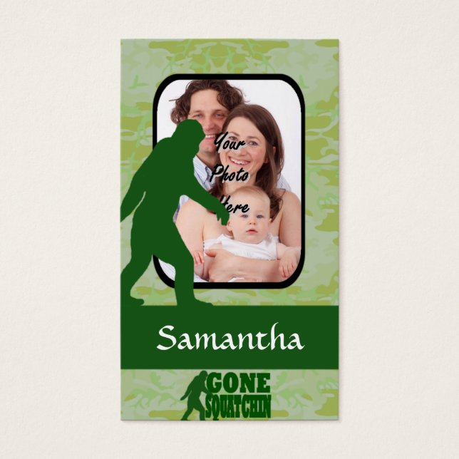 Gone-Squatchin-Fotovorlage (Vorderseite)