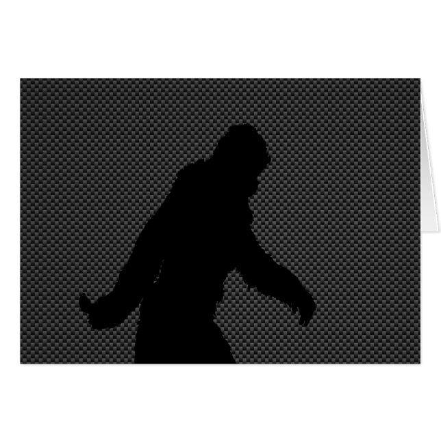 Gone Squatchin Holzkohlefaser-Printwerbung (Vorderseite (Horizontal))