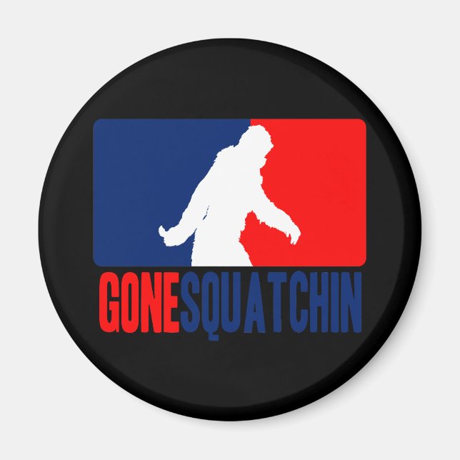Gone Squatchin League Magnet (Vorne)