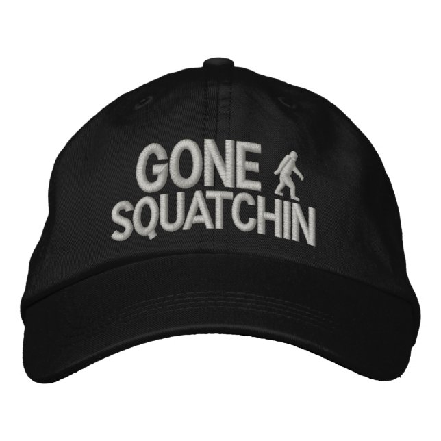 Gone Squatchin-Logo Bestickte Kappe (Vorderseite)