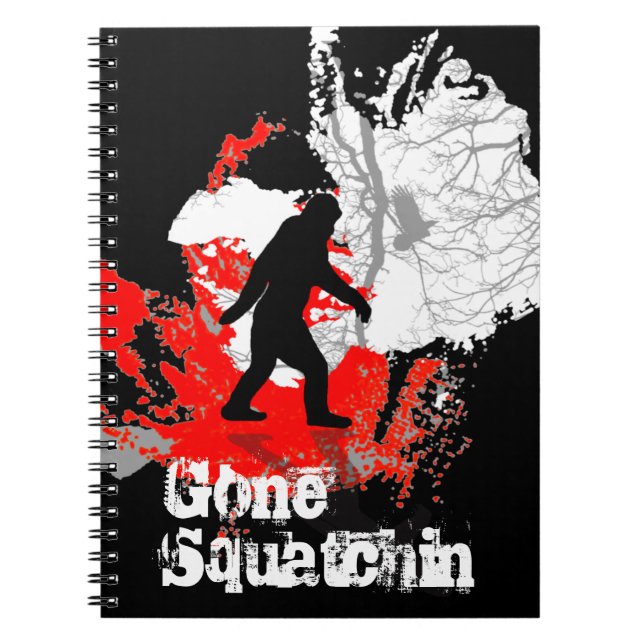 Gone Squatchin Notizblock (Vorderseite)