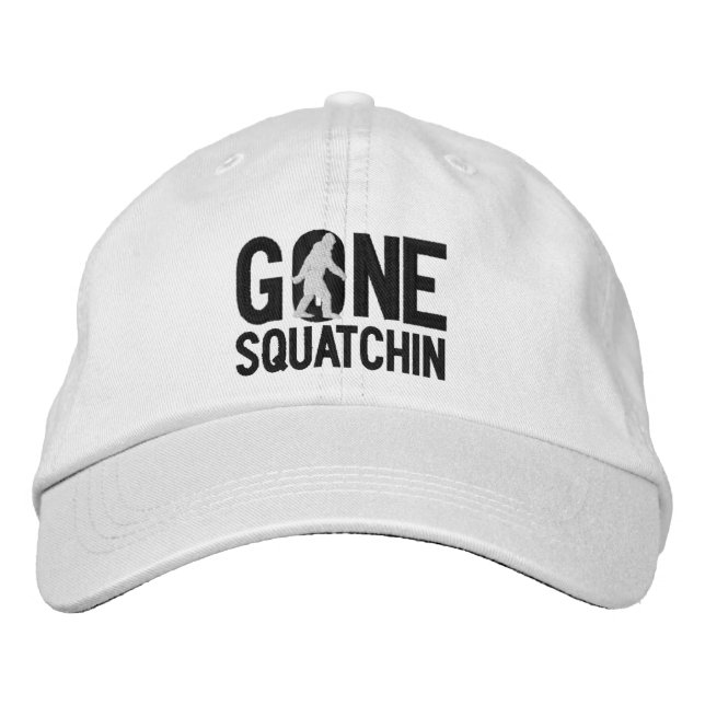 GONE SQUATCHIN O bestickte Kappe (Vorderseite)