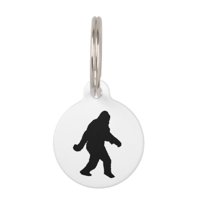 Gone Squatchin - Squatch-Silhouette Haustiermarke (Vorderseite)
