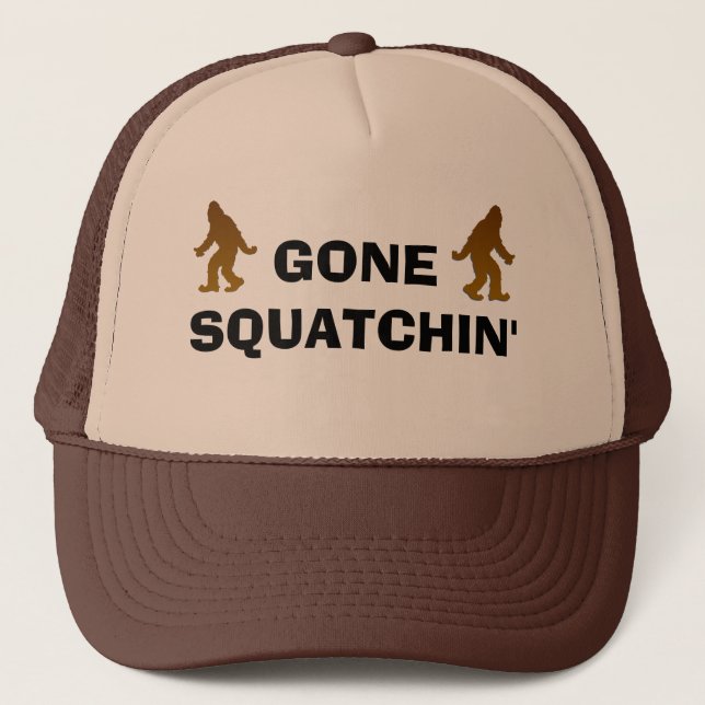 Gone Squatchin Truckerkappe (Vorderseite)