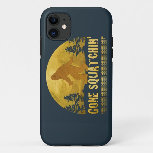 Gone Squatchin' (Vintager Sonnenuntergang) Case-Mate iPhone Hülle (Rückseite)