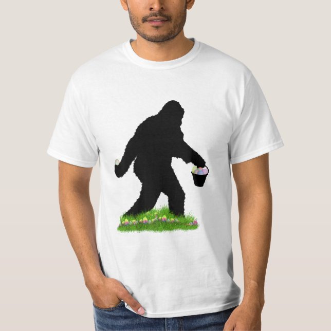 Gone Squatchin' zu Ostern T-Shirt (Vorderseite)