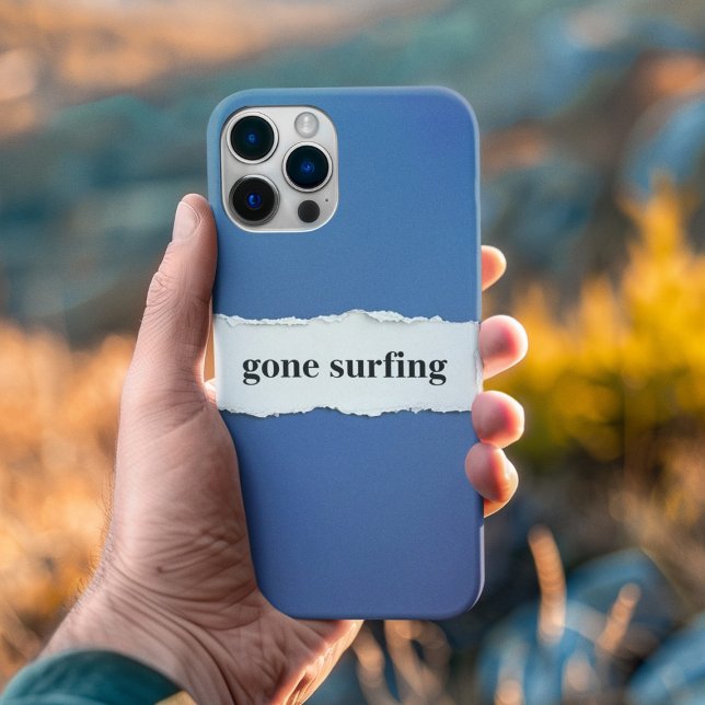 gone surfing, into the blue Case-Mate iPhone hülle (Von Creator hochgeladen)