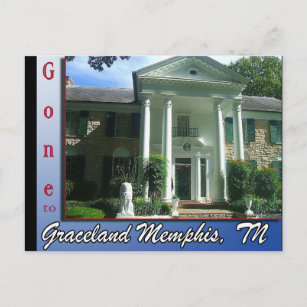 Gone to Graceland Memphis, TN Postcard Postkarte