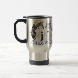 Gone to Snow Hogs Travel Mug Reisebecher
