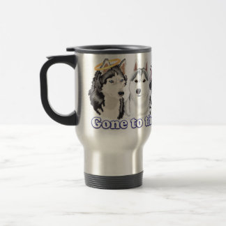 Gone to Snow Hogs Travel Mug Reisebecher
