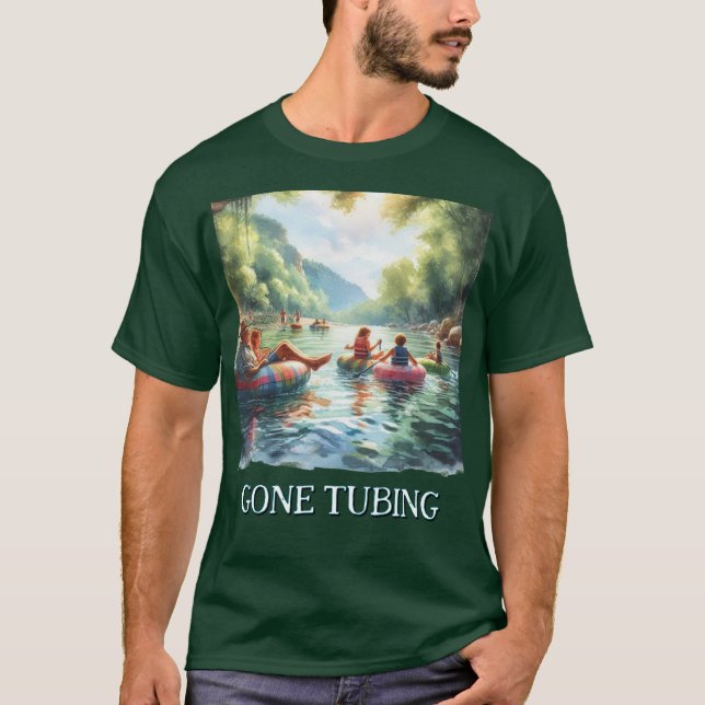 Gone Tubing Summer Adventure T-Shirt (Vorderseite)