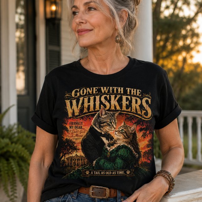 Gone With The Whiskers T-Shirt (Von Creator hochgeladen)