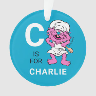 Gonger Personalisierter Name mit Foto Ornament