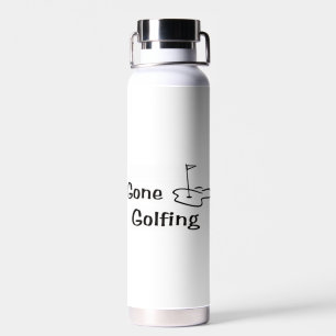 GONGOLFPLATTE/GOLFBALLWASSERFLASCHE TRINKFLASCHE