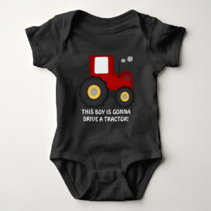 Gonna Drive ein Traktor Baby Bodysuit Baby Strampler