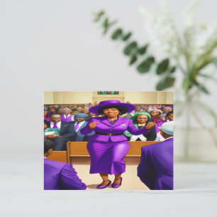 Gönnen Sie Gott die Christliche Schwarzkunst-Postk Postkarte