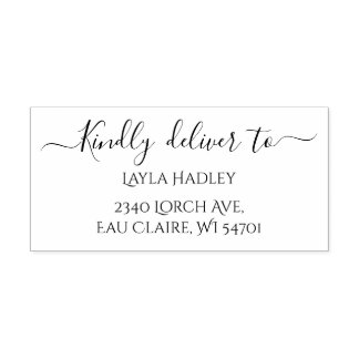 Gönnen Sie sich die Lieferung an die UAWG-Adresse Permastempel