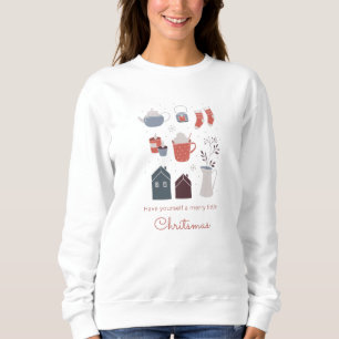 Gönnen Sie sich ein fröhliches kleines Weihnachtsf Sweatshirt