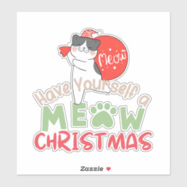 Gönnen Sie sich ein gemütliches Weihnachten Aufkleber