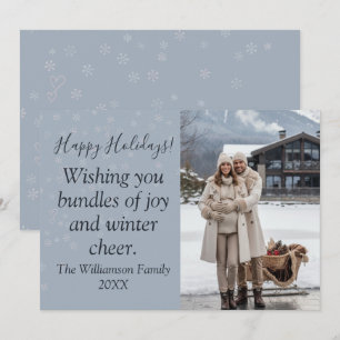 Gönnen Sie sich eine "Joy Family Holiday Card" Feiertagskarte