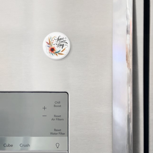 Gönnen Sie sich einen schönen Blumentag Magnet (In Situ (Kühlschrank))