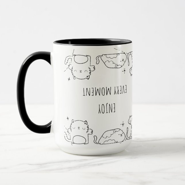 Gönnen Sie sich jeden Augenblick Tasse (Links)