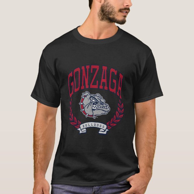 Gonzaga Bulldogs Sieg Vintag T-Shirt (Vorderseite)