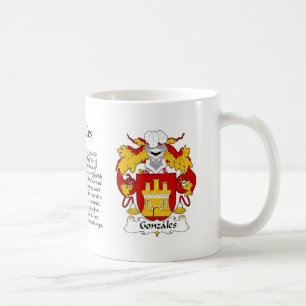 Gonzales Familienwappenschale Tasse