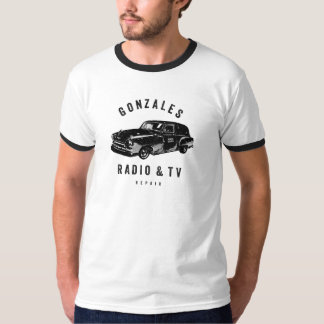 Gonzales Radio & TV Reparatur Männerklingeln T - S T-Shirt