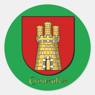 Gonzalez Familie Schild Aufkleber