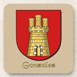 Gonzalez Familienschild Untersetzer
