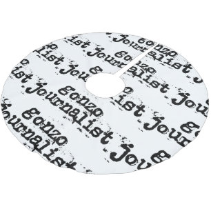 Gonzo Journalist Polyester Weihnachtsbaumdecke