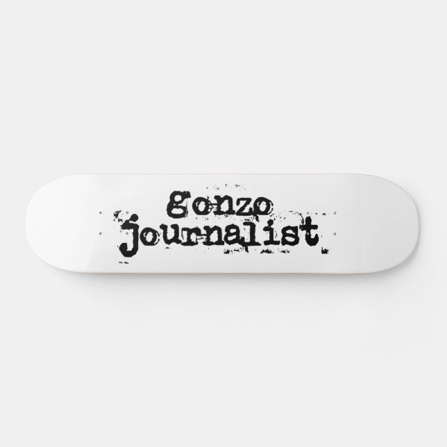 Gonzo Journalist Skateboard (Horizontal)
