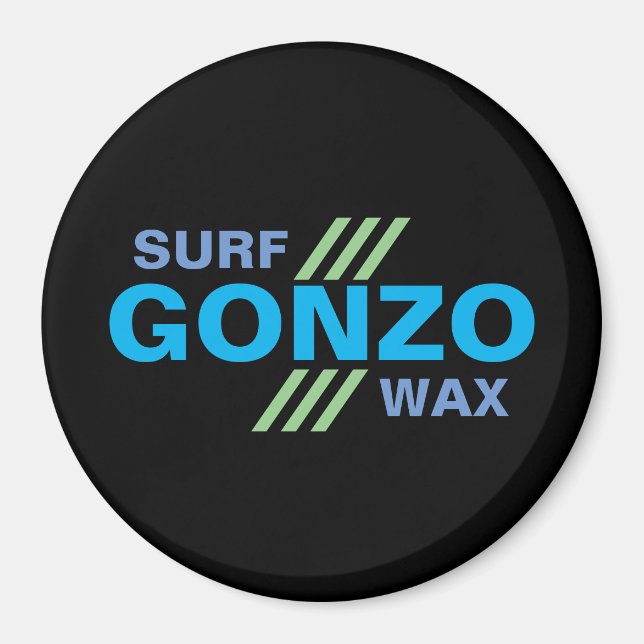 GONZO SURF WAX-Magnet Magnet (Vorne)