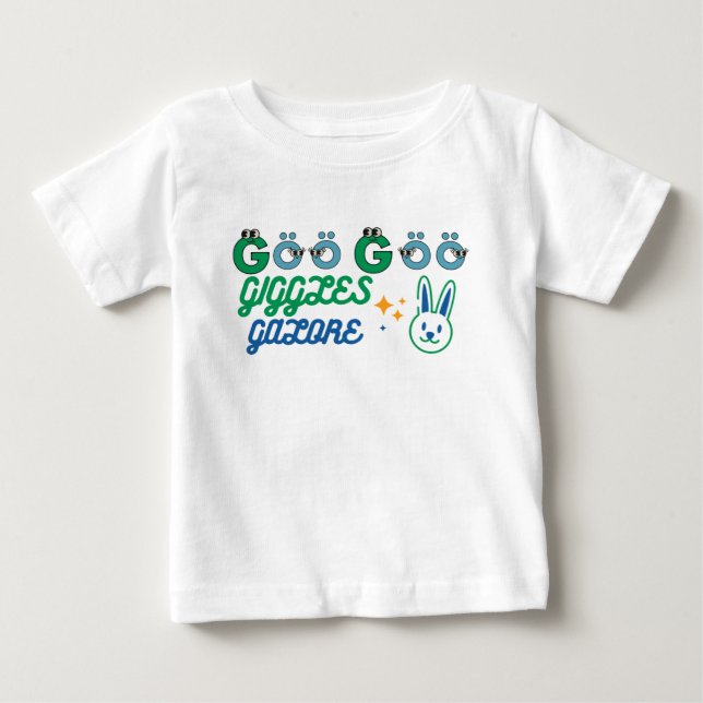 Goo-goo Giggles Galore - Funny Baby T-shirt (Vorderseite)