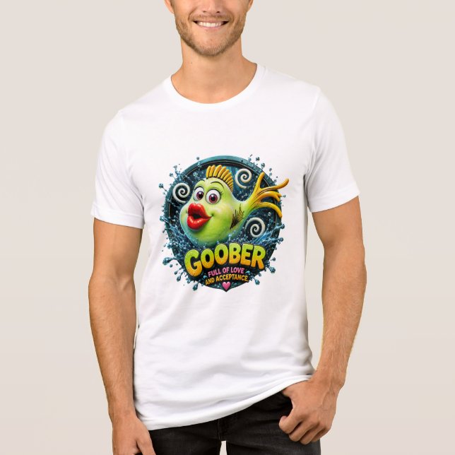 Goober Fisch er sie Geschenk Inspiration Tri-Blend Shirt (Vorderseite)