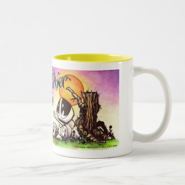 Goober-Tasse Zweifarbige Tasse (Rechts)